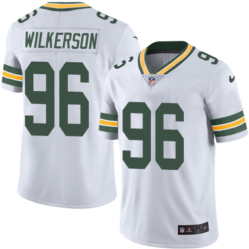 Nike Packers #96 Muhammad Wilkerson White Men's Stitched NFL Vapor Untouchable Limited Jersey - Click Image to Close